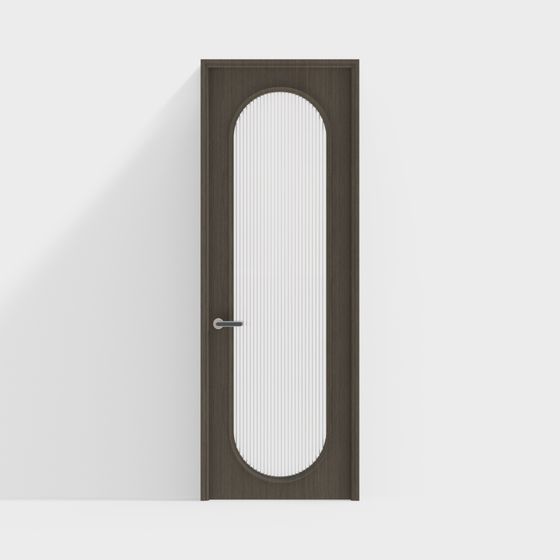 Arched Glass Door 3D model