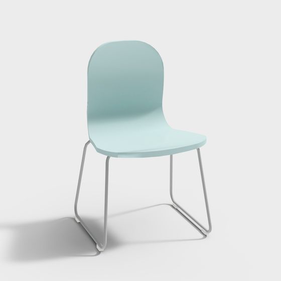 Light Chair 3D model for Modern Spaces