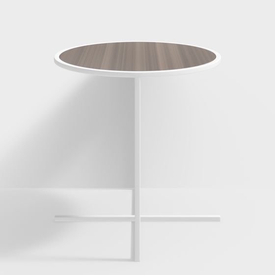 Low-Poly Round Table 3D model Design