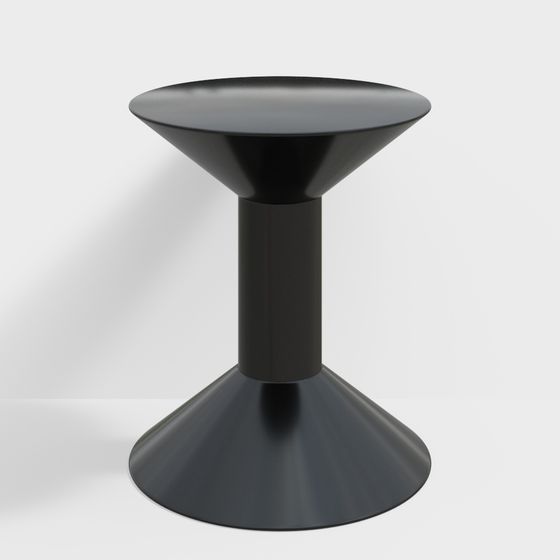 Stylish Cone-Shaped High Table 3D model for Creative Spaces