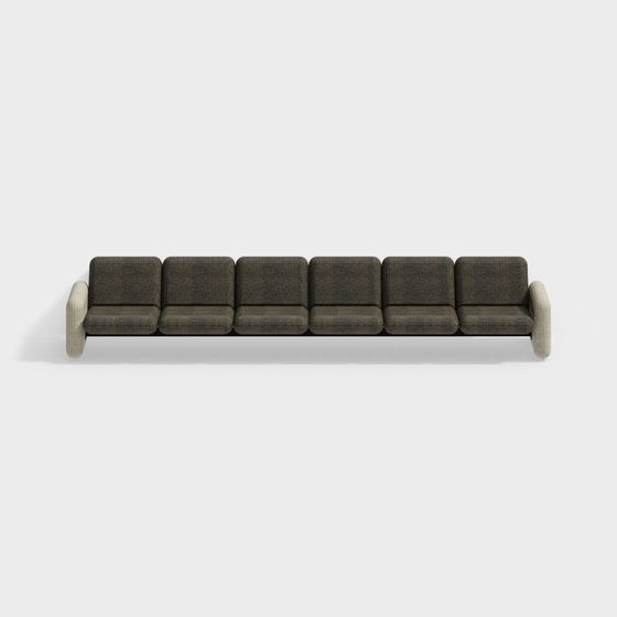 Urban Comfort Sofa 3D model for Modern Spaces