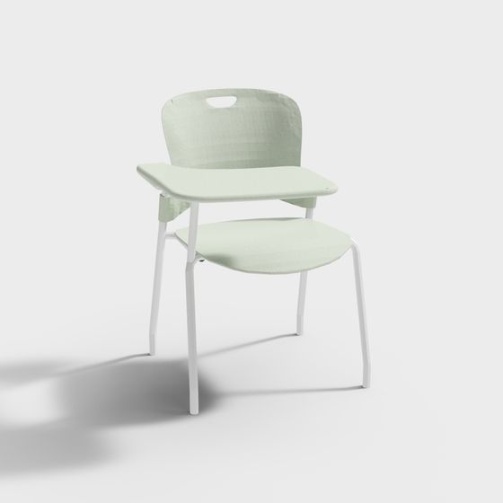 Lightweight Classroom Chair 3D model for Creative Spaces