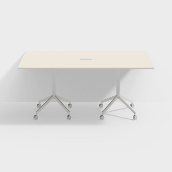 Modern Mobile Conference Table 3D model