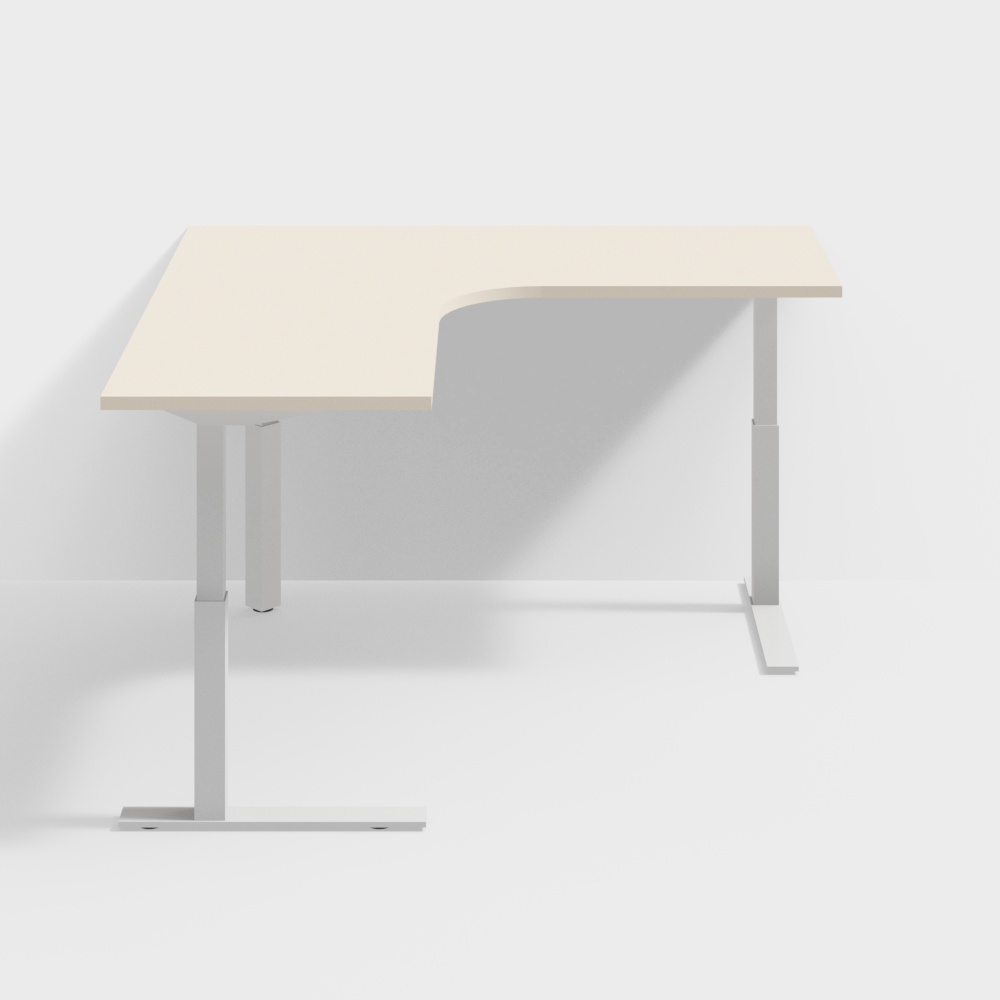 Haworth Planes Height Adjust Corner Table 90 Wrap Around