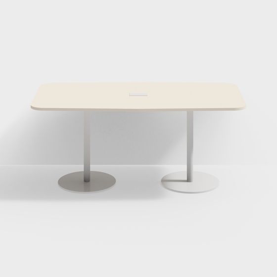 Stylish Minimalist Conference Table 3D model