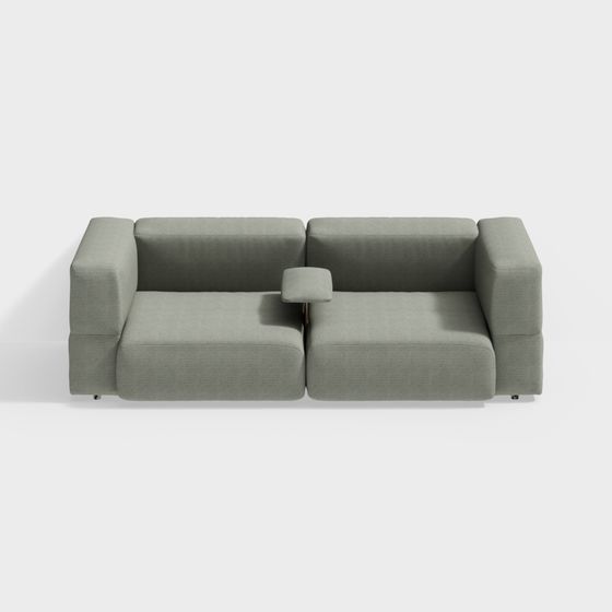 Urban Comfort Modern Sofa 3D model