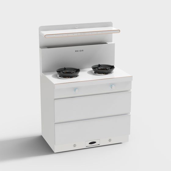 Urban Kitchen Stove 3D model