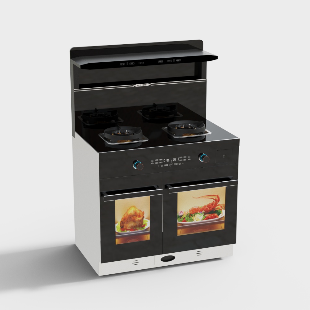 Les États-Unis - appareils électriques - cuisinière intégrée - vapeur, cuisson et friture en grâce