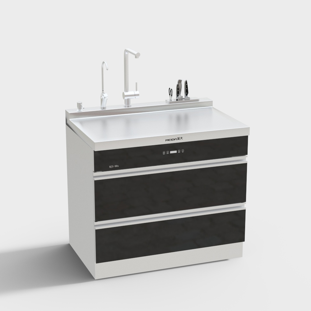 United States - Electrical - integrated sink -905X disinfection cabinet model