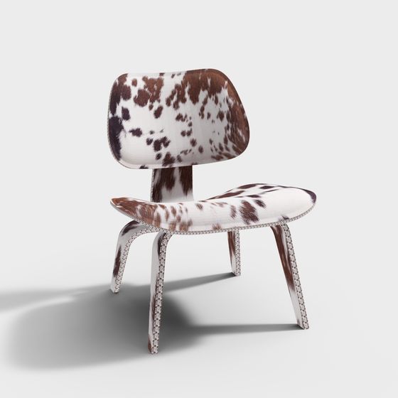 Elegant Low-Poly Chair 3D model for Interior Design