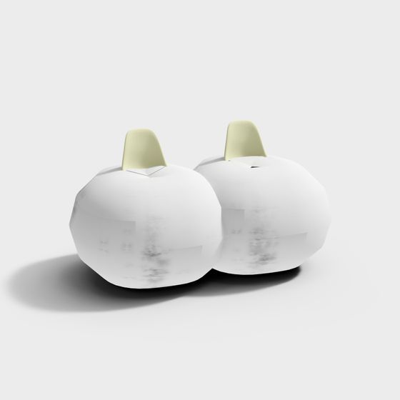 Glittering Twins 3D model