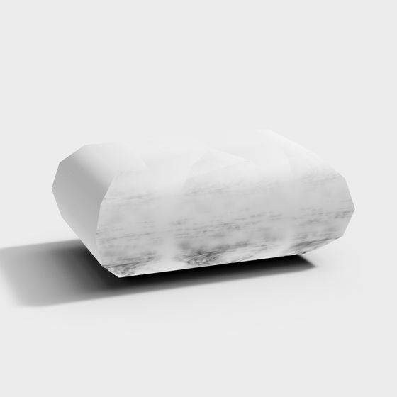 Marble Gem Low-Poly 3D Model