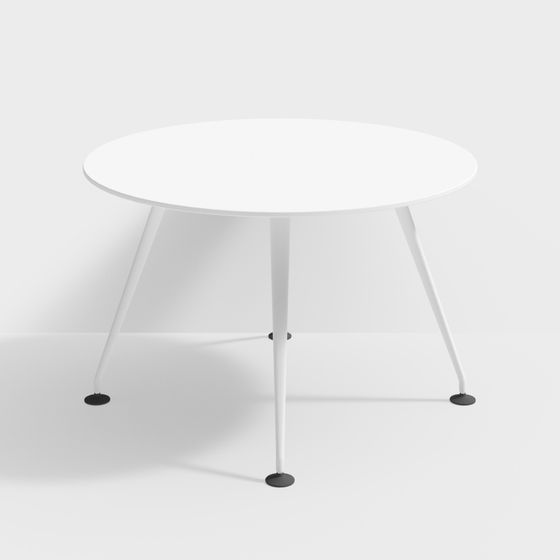 Modern Minimalist Round Table 3D model