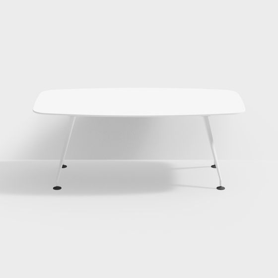 Streamlined Conference Table 3D model