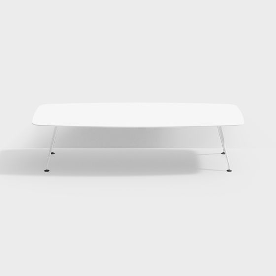 Sleek Streamlined Bench 3D model