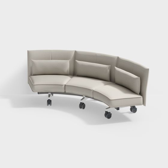 Modern Minimalist Sofa 3D model