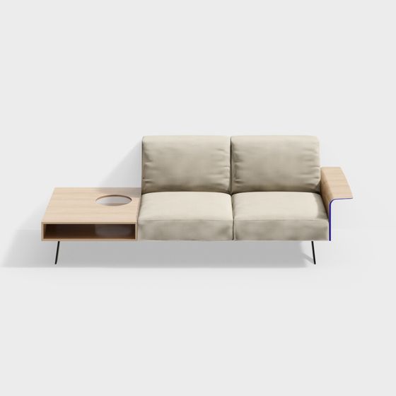 Urban Comfort Sofa 3D model for Modern Spaces