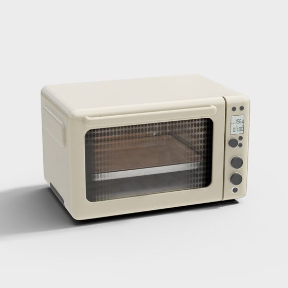 Vintage Microwave 3D model for Modern Home Design