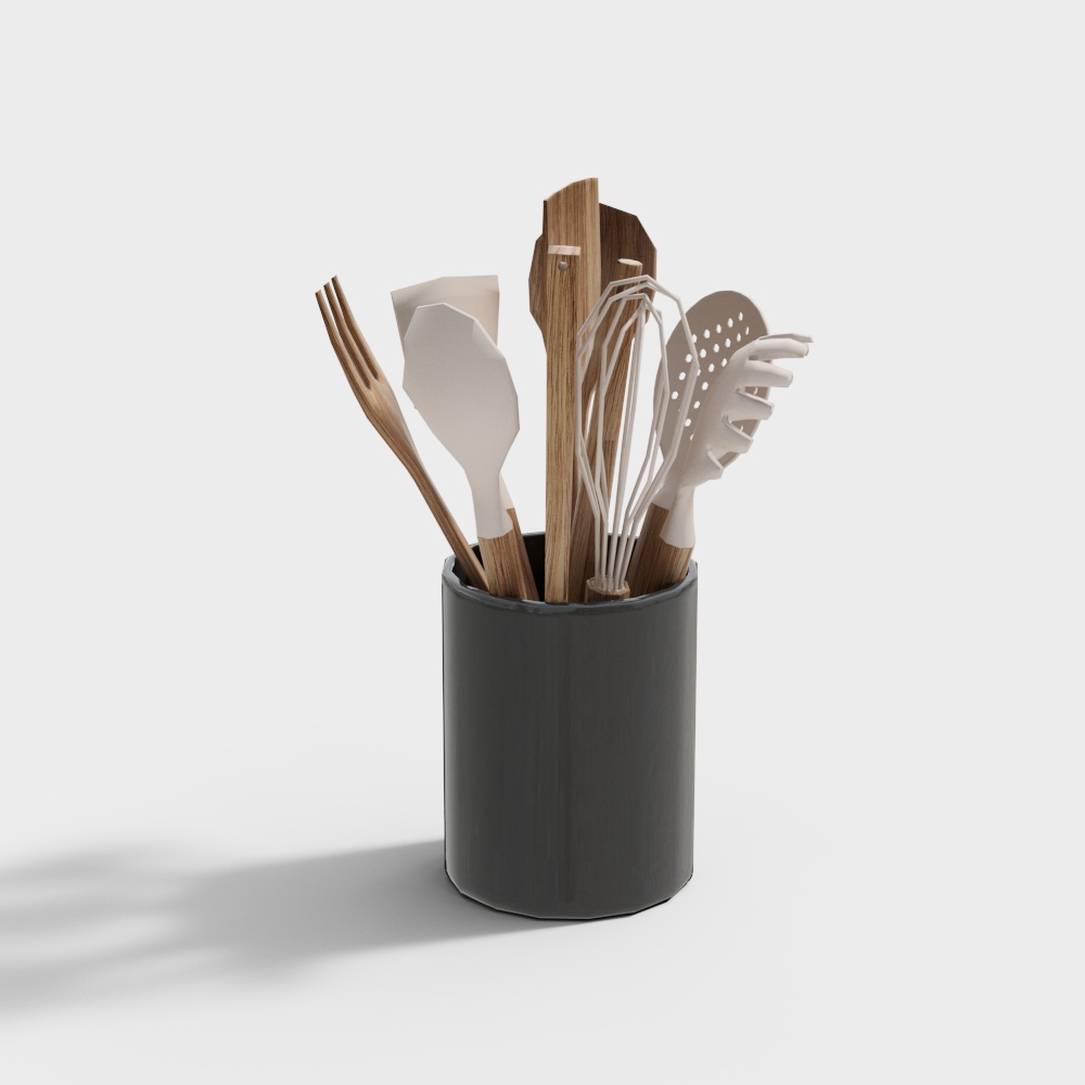 Almacenamiento de utensilios de cocina