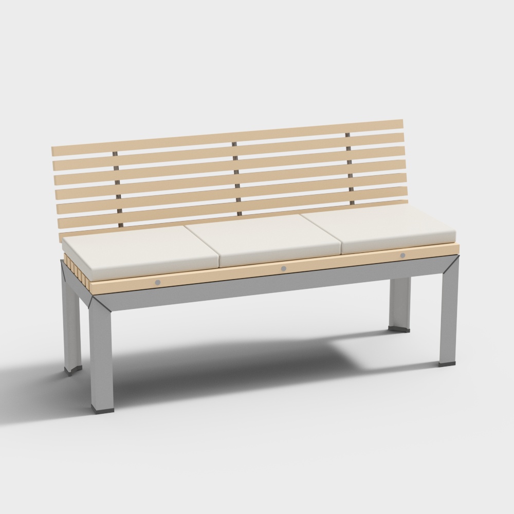 Extremis Seating Outdoor Extempore BenchWithBack