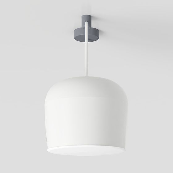 Elegant Suspension Lamp 3D model for Modern Spaces