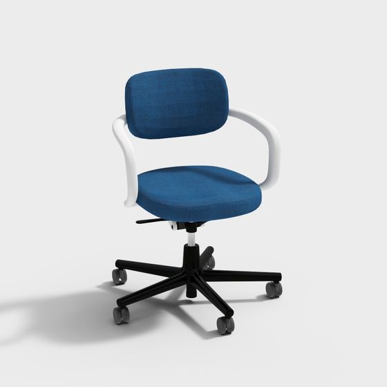 Modern Low-Poly Office Chair 3D model