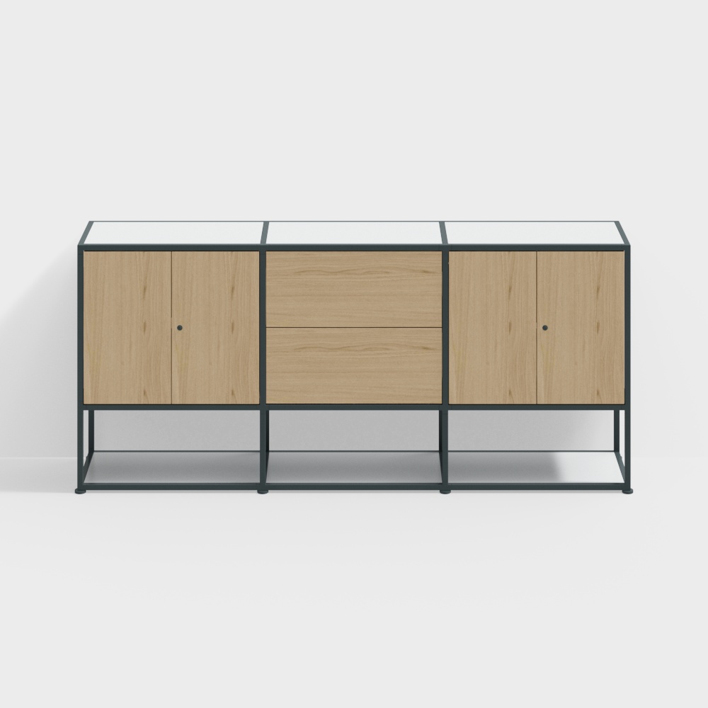 ヴィトラ.-4299659_カドオフィスサイドボード 40x40, 5HU_skp_maste