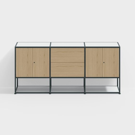 ヴィトラ.-4299659_カドオフィスサイドボード 40x40, 5HU_skp_maste