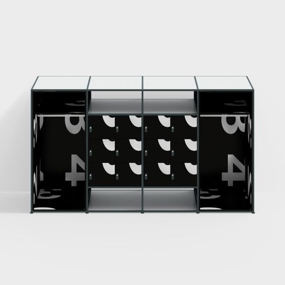 Urban Locker 3D model for Modern Design