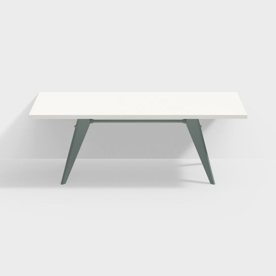 Minimalist Dining Table 3D model
