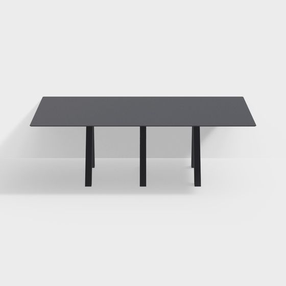 Minimalist Dining Table 3D model