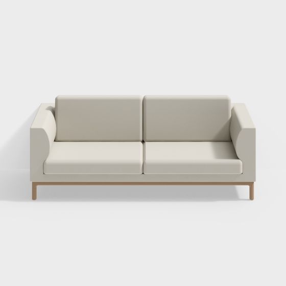 Urban Comfort 3D model Sofa for Modern Spaces