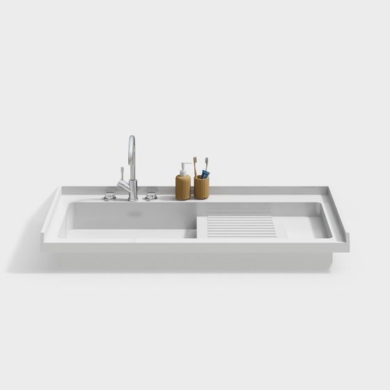 Urban Sink 3D model for Modern Aesthetic Spaces