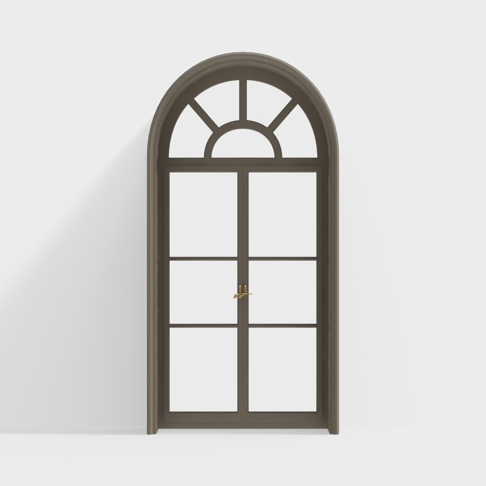 Elegant Arched Door 3D model for Modern Design