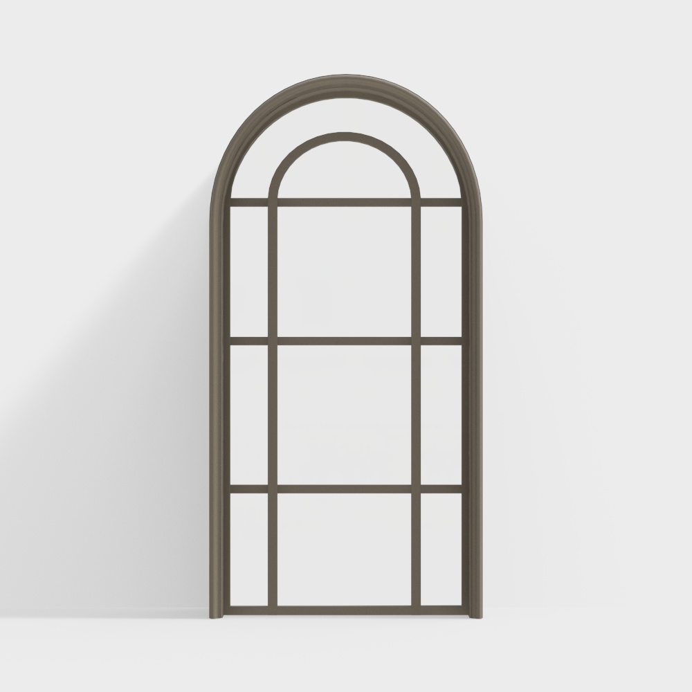 Arched Window 3D model - Classic Meets Modern Elegance