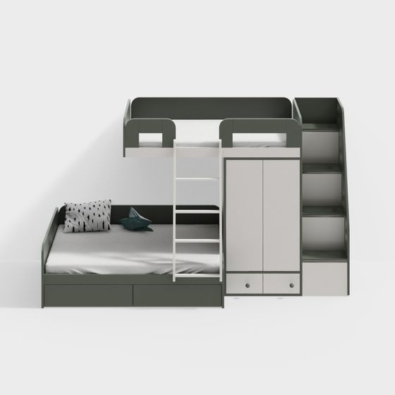 Urban Bunk Bed 3D model