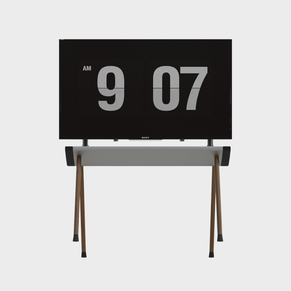 Modern Minimalist Flip Clock 3D model