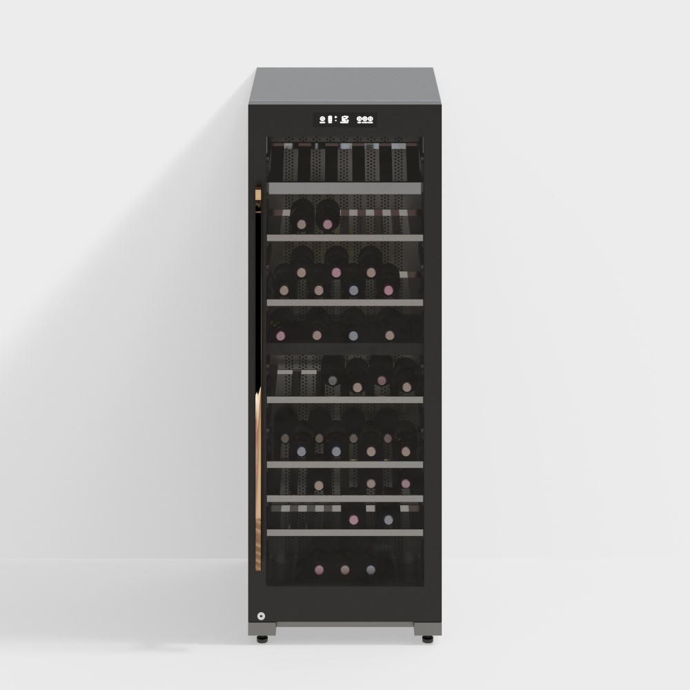 현대식 레드 와인 캐비닛 온도 조절 와인 캐비닛