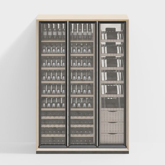 ตู้ไวน์อุณหภูมิควบคุมทันสมัย