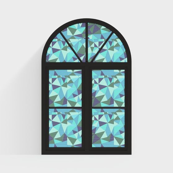 Arched Window 3D model