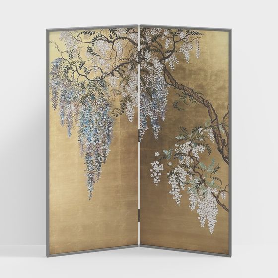 Golden Vine Screen 3D model