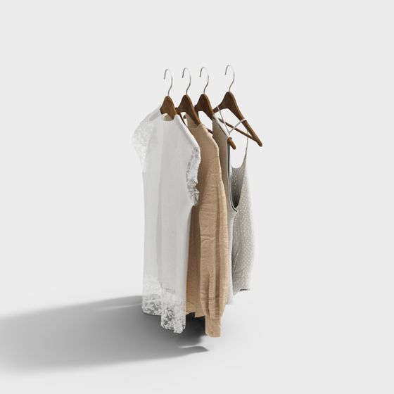Spring Wardrobe 3D model for Elegant Spaces