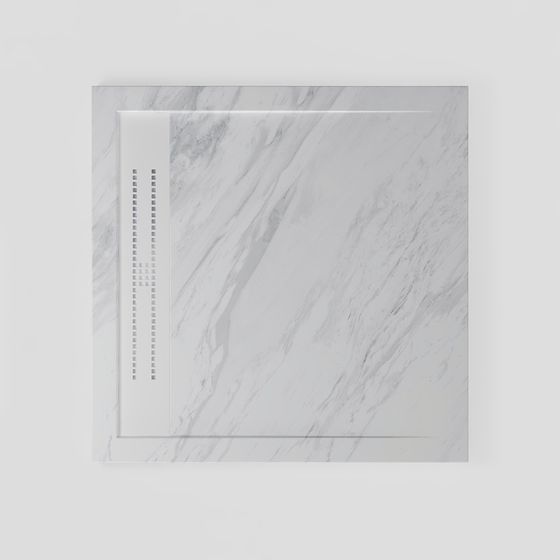 Elegant Low-Polygon Marble Textured 3D Model