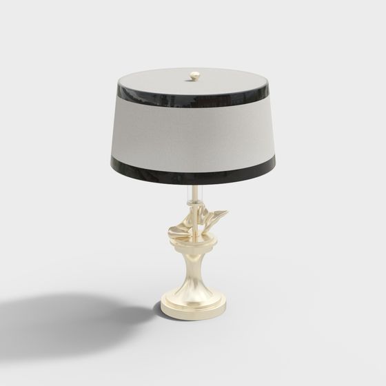 Elegant Table Lamp 3D model for Modern Interiors