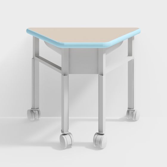 Stylish Mobile Office Desk 3D model