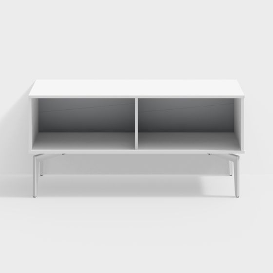 Urban Shelf 3D Model - Minimalist Design