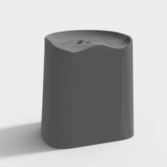 City Light Low-Poly Stool 3D model for Modern Spaces