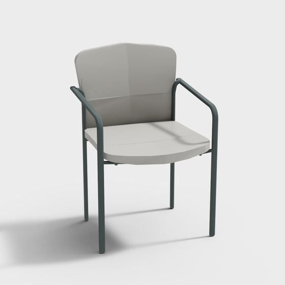 Urban Leisure Chair 3D model for Modern Spaces