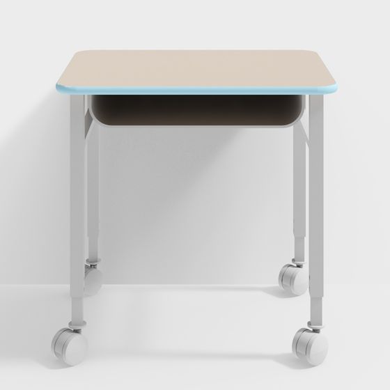 Modern Mobile Desk 3D Model for Creative Use