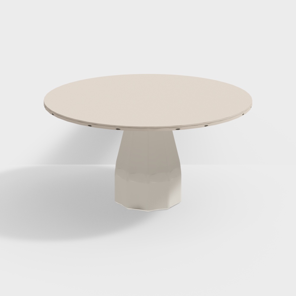 Viccarbe Tisch Gelegenheits Burin Rund